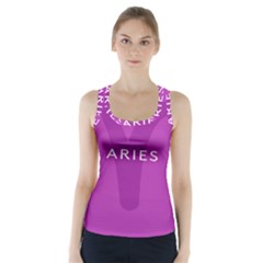 Zodiac Aries Racer Back Sports Top by Mariart