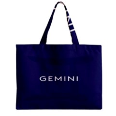 Zodiac Gemini Zipper Mini Tote Bag by Mariart