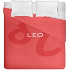 Zodiac Leo Duvet Cover Double Side (King Size)