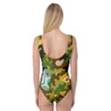 Urban Camo Green Brown Grey Pizza Strom Princess Tank Leotard  View2