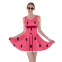 Watermelon Red Green White Black Fruit Skater Dress View1