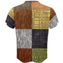 Blocky Filters Yellow Brown Purple Red Grey Color Rainbow Men s Cotton Tee View2