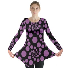 Pattern Long Sleeve Tunic  by Valentinaart