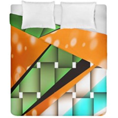 Abstract Wallpapers Duvet Cover Double Side (california King Size) by Simbadda