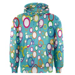 Circles Abstract Color Men s Pullover Hoodie by Simbadda