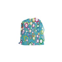 Circles Abstract Color Drawstring Pouches (xs)  by Simbadda