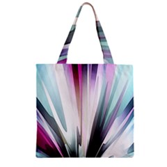 Flower Petals Abstract Background Wallpaper Zipper Grocery Tote Bag by Simbadda