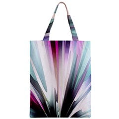 Flower Petals Abstract Background Wallpaper Zipper Classic Tote Bag by Simbadda