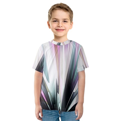 Flower Petals Abstract Background Wallpaper Kids  Sport Mesh Tee by Simbadda