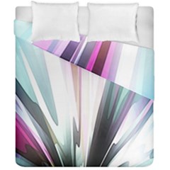 Flower Petals Abstract Background Wallpaper Duvet Cover Double Side (california King Size) by Simbadda