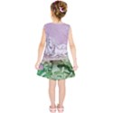 Wonderful Unicorn With Foal On A Mushroom Kids  Tunic Dress View2