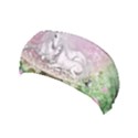 Wonderful Unicorn With Foal On A Mushroom Yoga Headband View1