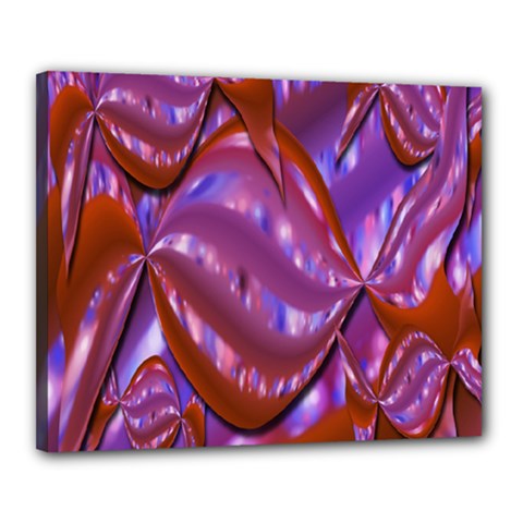 Passion Candy Sensual Abstract Canvas 20  X 16  by Simbadda