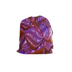 Passion Candy Sensual Abstract Drawstring Pouches (medium)  by Simbadda