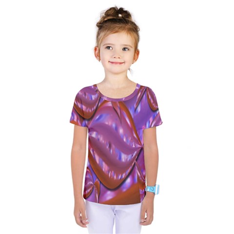 Passion Candy Sensual Abstract Kids  One Piece Tee by Simbadda