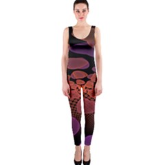 Heart Invasion Background Image With Many Hearts Onepiece Catsuit by Simbadda