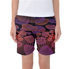 Heart Invasion Background Image With Many Hearts Women s Basketball Shorts by Simbadda