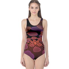 Heart Invasion Background Image With Many Hearts One Piece Swimsuit by Simbadda