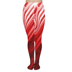 Red Abstract Swirling Pattern Background Wallpaper Women s Tights by Simbadda