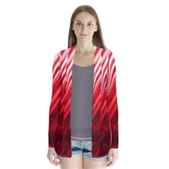 Red Abstract Swirling Pattern Background Wallpaper Cardigans by Simbadda