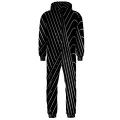 Chrome Abstract Pile Of Chrome Chairs Detail Hooded Jumpsuit (men)  by Simbadda