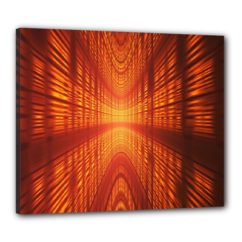 Abstract Wallpaper With Glowing Light Canvas 24  X 20  by Simbadda