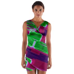 Background Wallpaper Texture Wrap Front Bodycon Dress by Simbadda