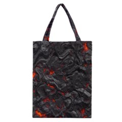 Volcanic Lava Background Effect Classic Tote Bag