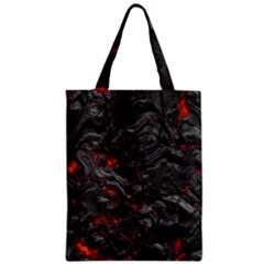 Volcanic Lava Background Effect Zipper Classic Tote Bag by Simbadda