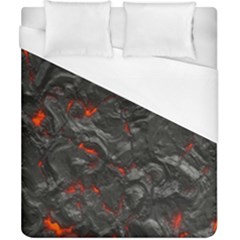 Volcanic Lava Background Effect Duvet Cover (california King Size) by Simbadda