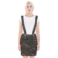 Volcanic Lava Background Effect Suspender Skirt by Simbadda