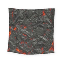 Volcanic Lava Background Effect Square Tapestry (small) by Simbadda