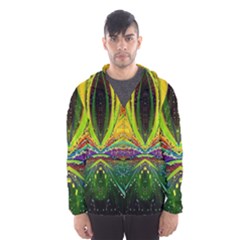 Future Abstract Desktop Wallpaper Hooded Wind Breaker (men) by Simbadda