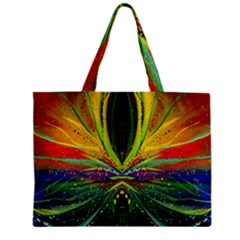 Future Abstract Desktop Wallpaper Zipper Mini Tote Bag by Simbadda