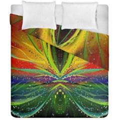 Future Abstract Desktop Wallpaper Duvet Cover Double Side (california King Size)