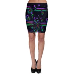 Digital Painting Colorful Colors Light Bodycon Skirt by Simbadda