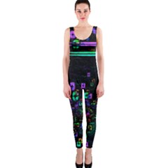 Digital Painting Colorful Colors Light Onepiece Catsuit by Simbadda