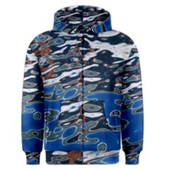 Colorful Reflections In Water Men s Zipper Hoodie by Simbadda