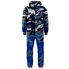 Colorful Reflections In Water Hooded Jumpsuit (men)  by Simbadda