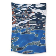 Colorful Reflections In Water Large Tapestry by Simbadda