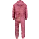 Rectangle Abstract Background In Pink Hues Hooded Jumpsuit (Men)  View2