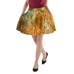 Light Effect Abstract Background Wallpaper A-line Pocket Skirt by Simbadda