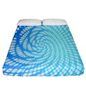 Abstract Pattern Neon Glow Background Fitted Sheet (California King Size) View1