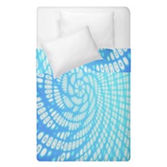 Abstract Pattern Neon Glow Background Duvet Cover Double Side (single Size) by Simbadda