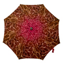 Background Water Abstract Red Wallpaper Hook Handle Umbrellas (medium) by Simbadda