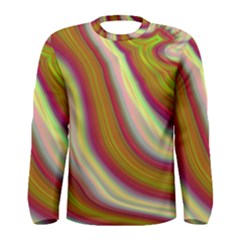 Artificial Colorful Lava Background Men s Long Sleeve Tee by Simbadda