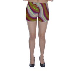 Artificial Colorful Lava Background Skinny Shorts by Simbadda