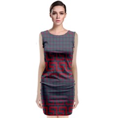 Abstract Tiling Pattern Background Classic Sleeveless Midi Dress by Simbadda