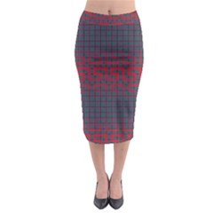 Abstract Tiling Pattern Background Midi Pencil Skirt by Simbadda