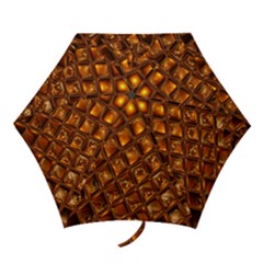 Caramel Honeycomb An Abstract Image Mini Folding Umbrellas by Simbadda